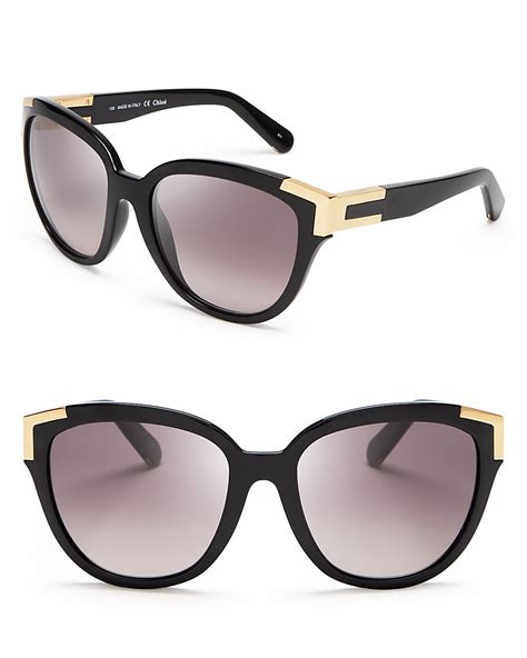 chloe zonnebril cat eye paars|Cat Eye Chloe Sunglasses & Accessories .